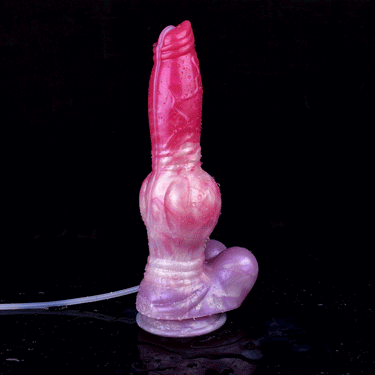 🐕 10.3-Inch Graand, Giant Ejaculating Dog Dildo with Huge Knot, Realistic Canine - DirtyToyz