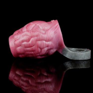 Zysyss - Ribbed Wolf Knot Cock Scrotum Ring, Penis Enlargement Sleeve - DirtyToyz