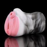 Pony animal masturbator, white body with pink insert and textured rim