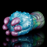 Fantasy stroker with blue tentacle texture and purple suction-cup tips