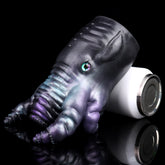 Octopus Hydra stroker, dark metallic purple tentacles with glowing blue eye