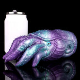 Octopus Qhela fantasy tentacle masturbator, purple-and-teal textured body with eye