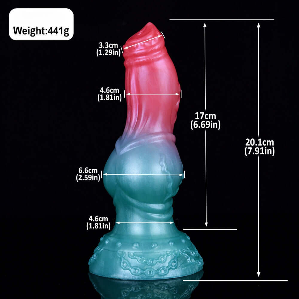 Berg - Curved Fantasy Dog with Huge Knot - DirtyToyz