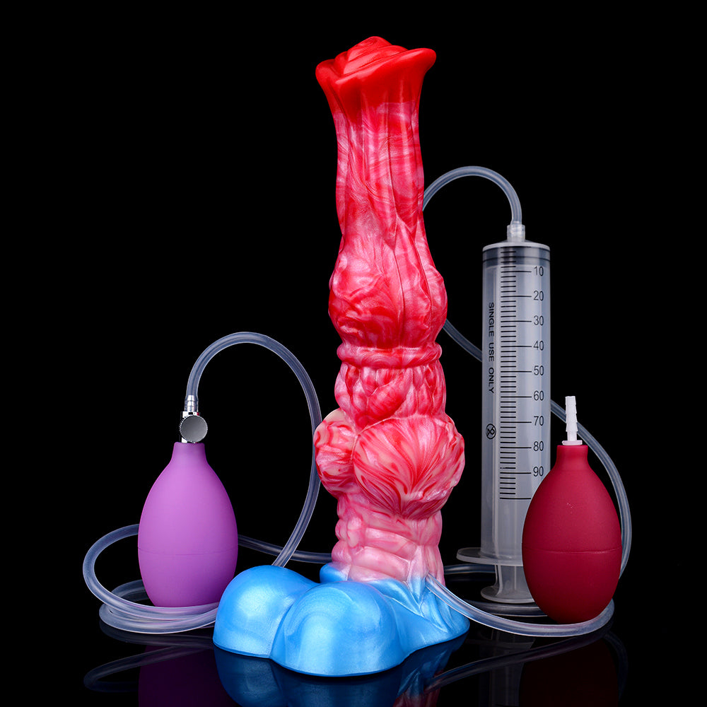 Venus's Horse Knot – Giant Inflating Fantasy Dildo - DirtyToyz