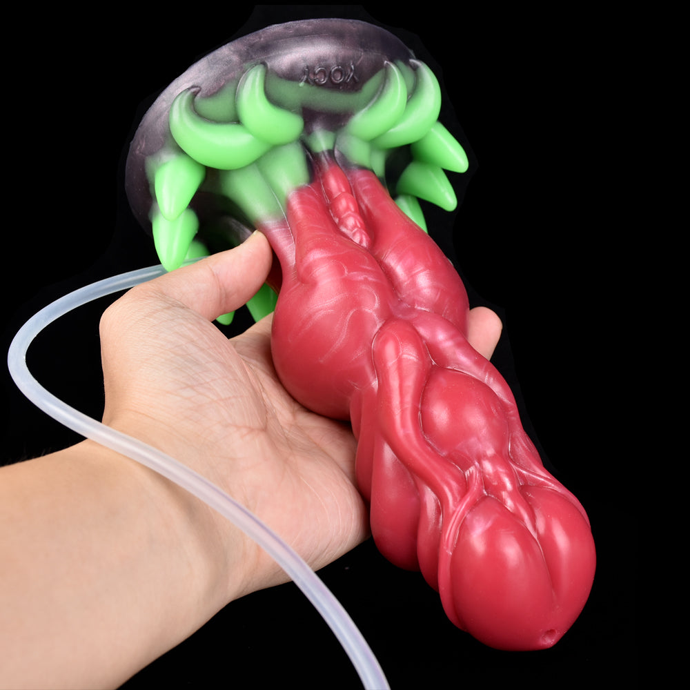 Alien Monster Dildo with Luminous Demon Claws - DirtyToyz