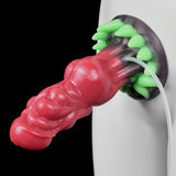 Alien Monster Dildo with Luminous Demon Claws - DirtyToyz