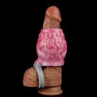 Thumbnail for Zysyss - Ribbed Wolf Knot Cock Scrotum Ring, Penis Enlargement Sleeve - DirtyToyz