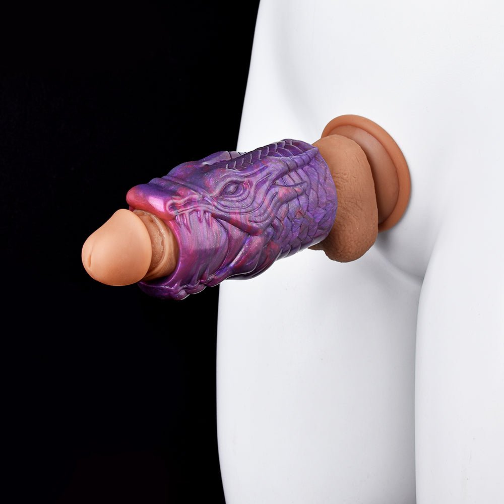 Aine - Open-Ended Dragon Cock Sleeve - DirtyToyz