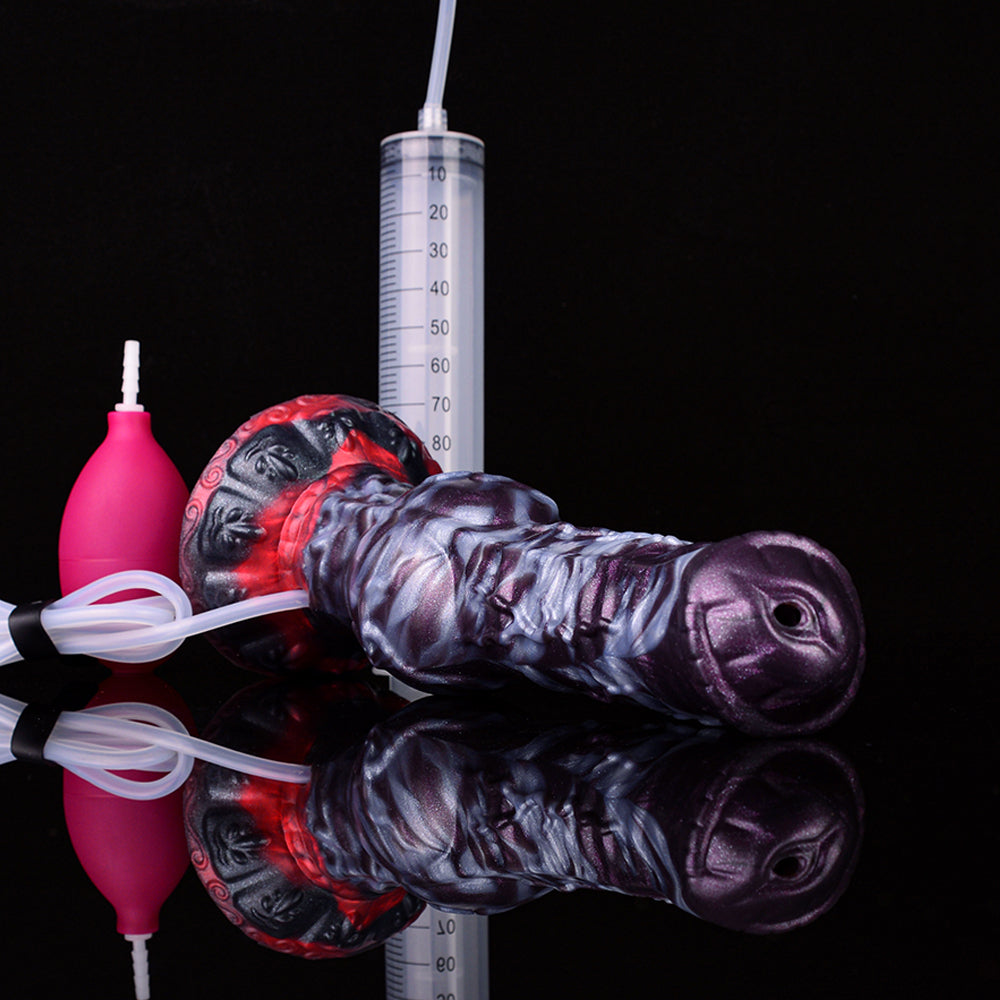 Emma – Knotted Squirting Dildo with Wolf Fantasy Flair - DirtyToyz
