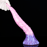 Thumbnail for 🦑 11.5 Inch Tongue - Large Silicone Tentacle Dildo, Octopus Butt Plug - DirtyToyz