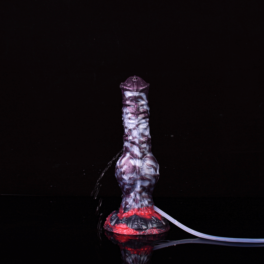 Emma – Knotted Squirting Dildo with Wolf Fantasy Flair - DirtyToyz