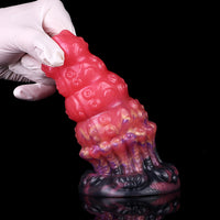 Thumbnail for Sanja Fantasy Butt Plug – Ribbed Alien Anal Dildo