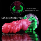 Alien Monster Dildo with Luminous Demon Claws - DirtyToyz