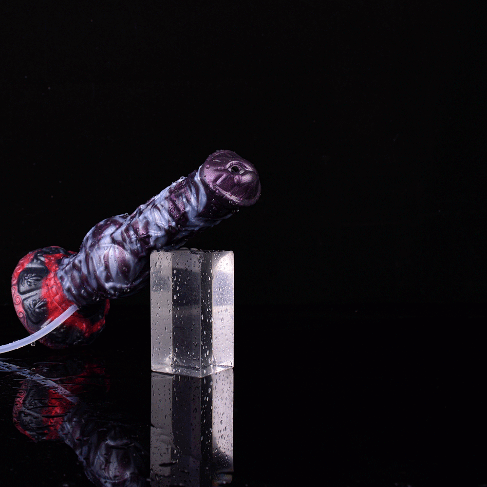 Emma – Knotted Squirting Dildo with Wolf Fantasy Flair - DirtyToyz
