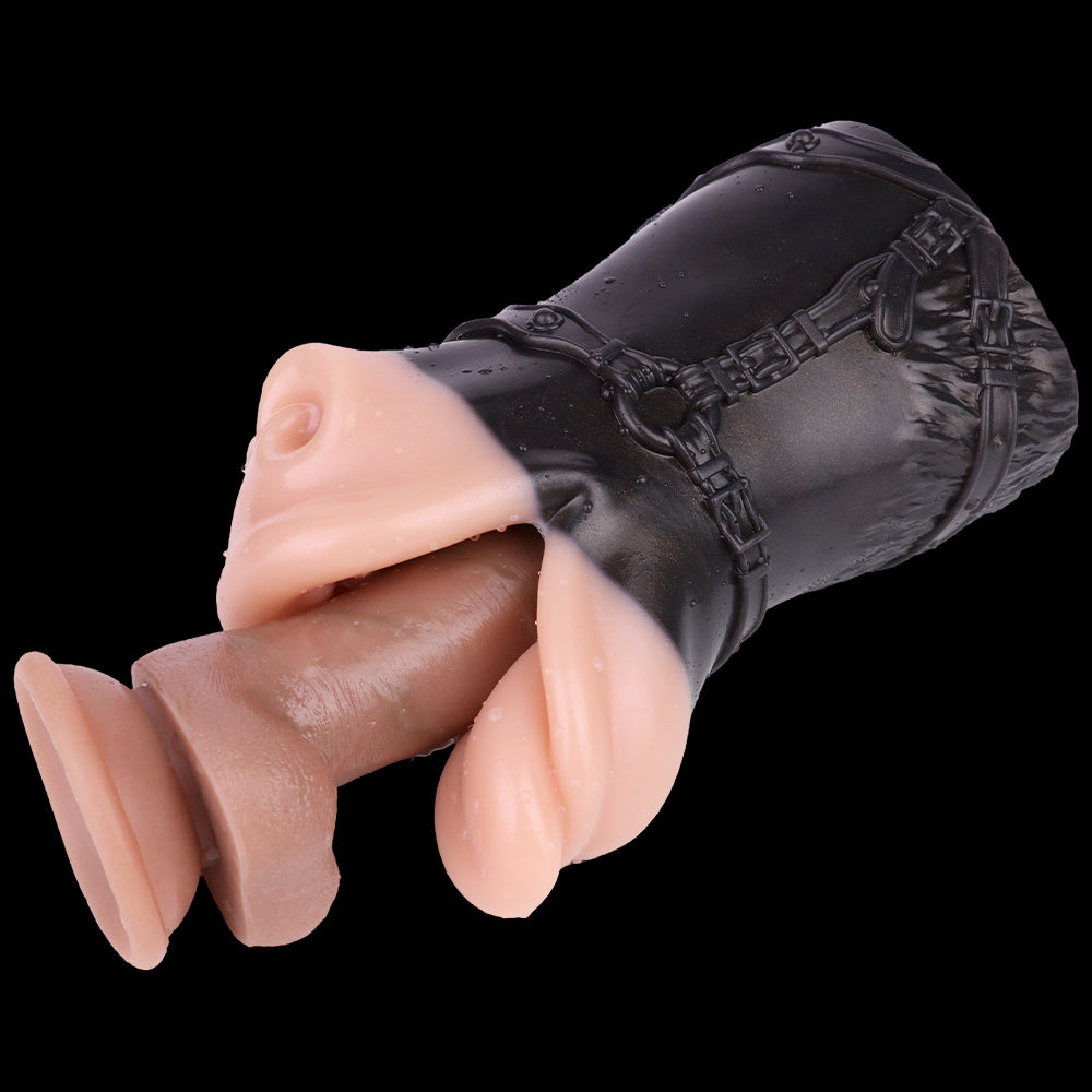 Horse Muzzle Fleshlight – Single-Hole Animal Sex Toy - DirtyToyz