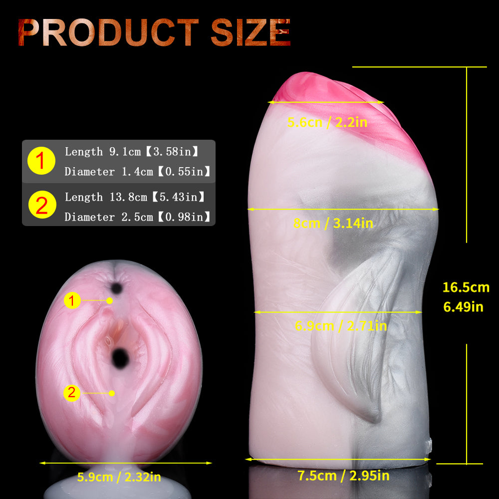 Dolphin–Chun Animal Fantasy Fleshlight with Bullet Vibrator - DirtyToyz