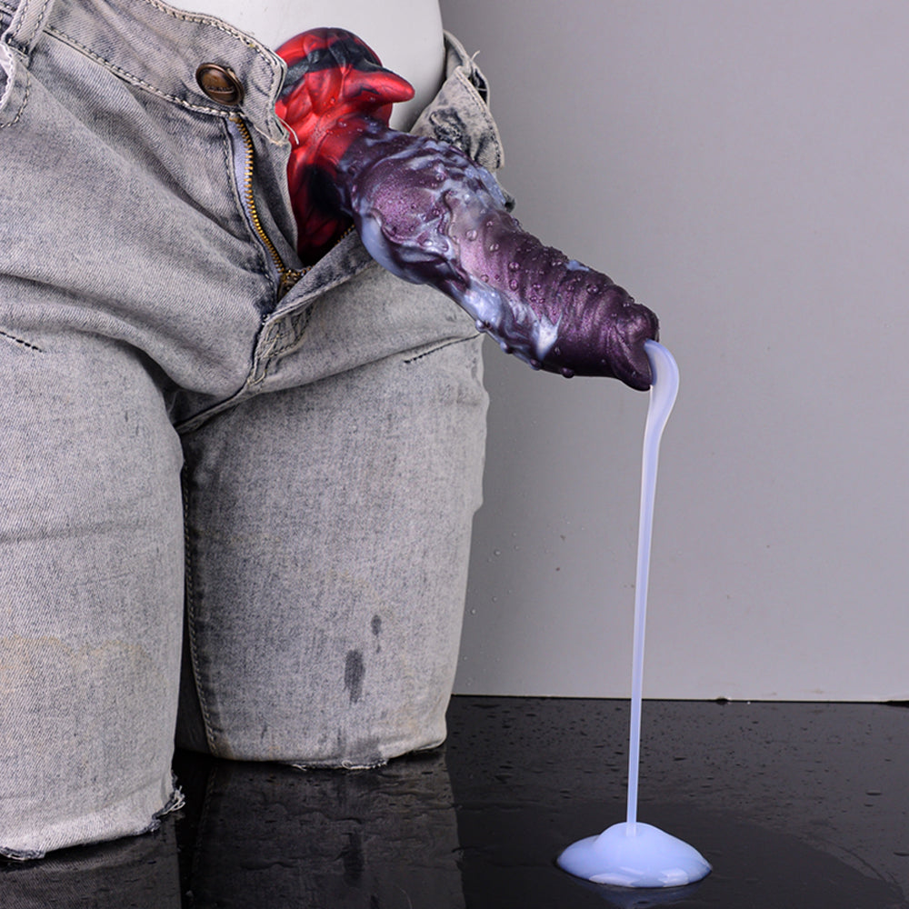 Augus – Best Squirting Dildo with Huge Knot Fantasy Power - DirtyToyz