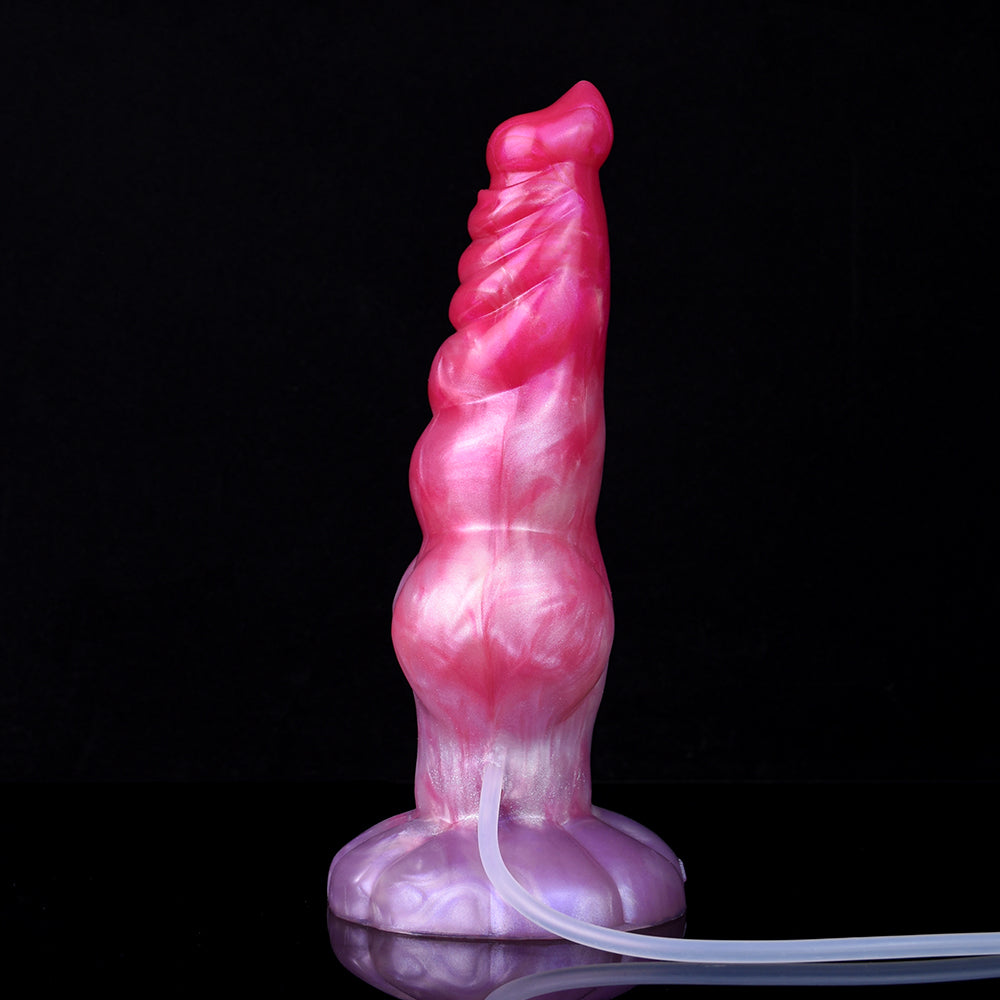 👺 9.05-Inch Bialar - Ejaculating Alien Dildo - DirtyToyz