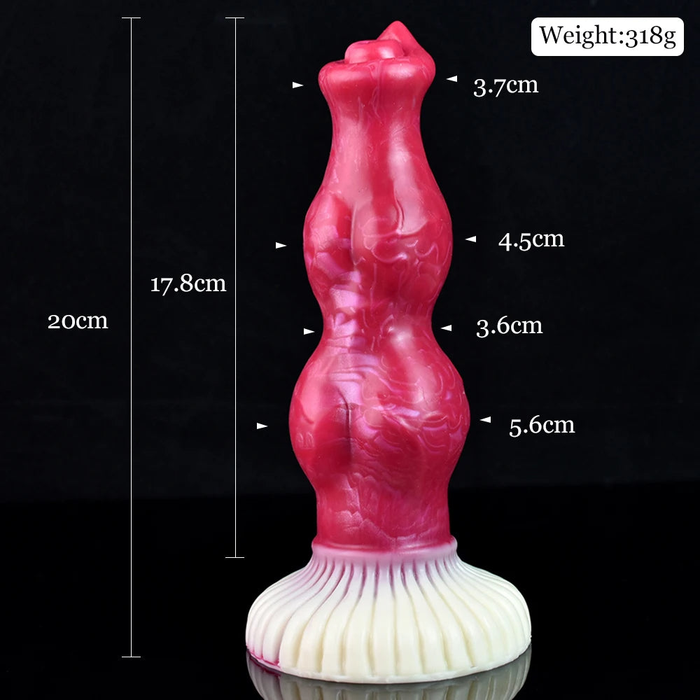 Damon - Knotted Dog Vibrator - DirtyToyz