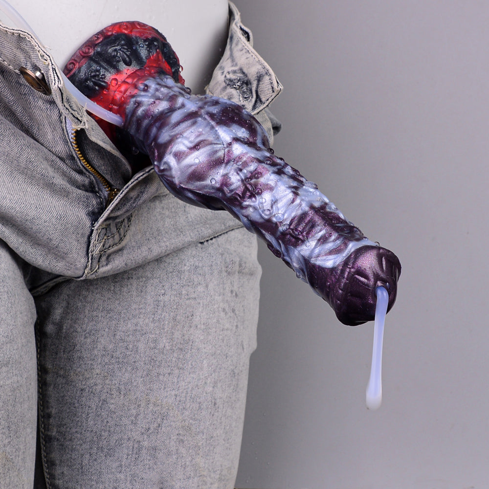 Emma – Knotted Squirting Dildo with Wolf Fantasy Flair - DirtyToyz