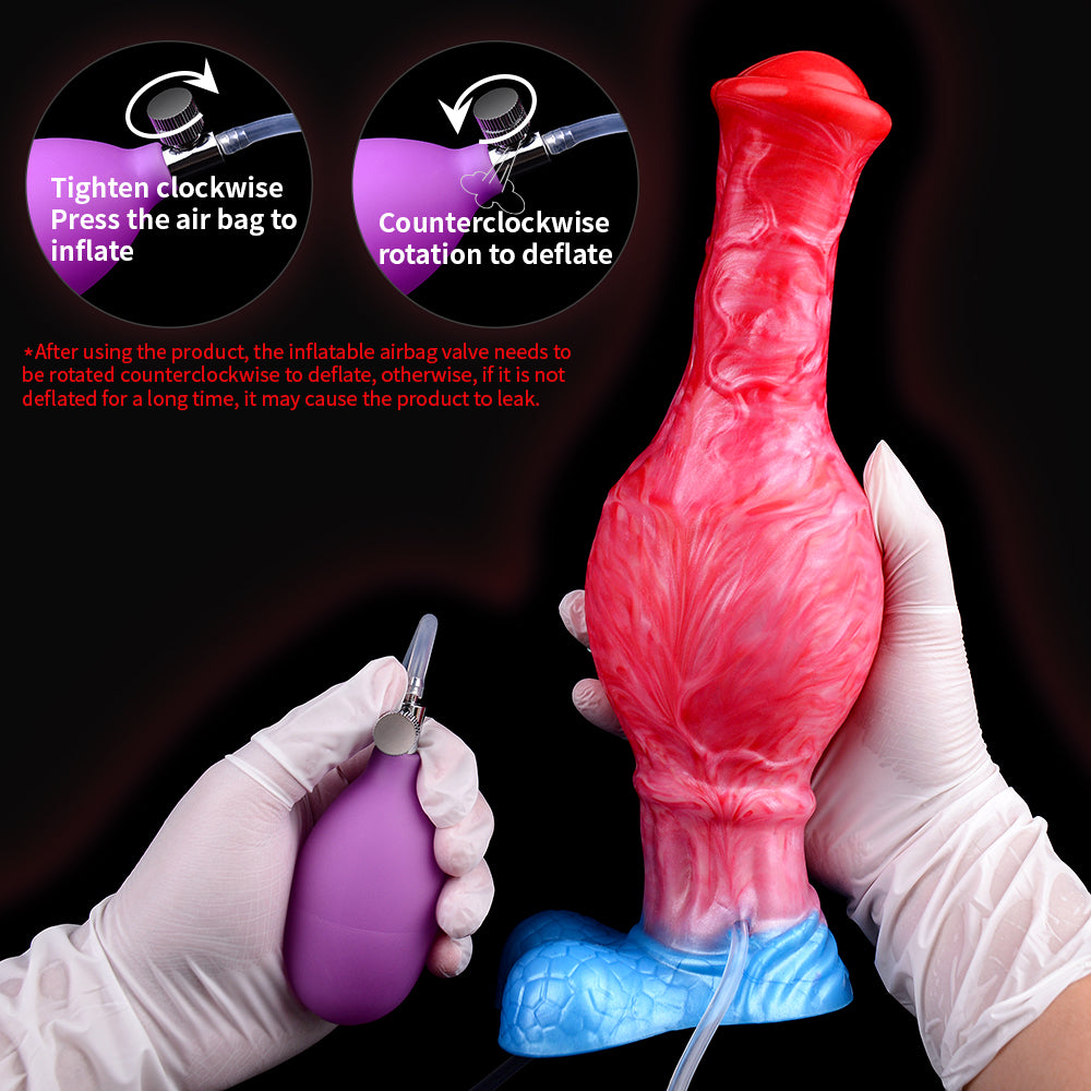 Yolanda’s Huge Equine – Extreme Inflatable Horse Dildo