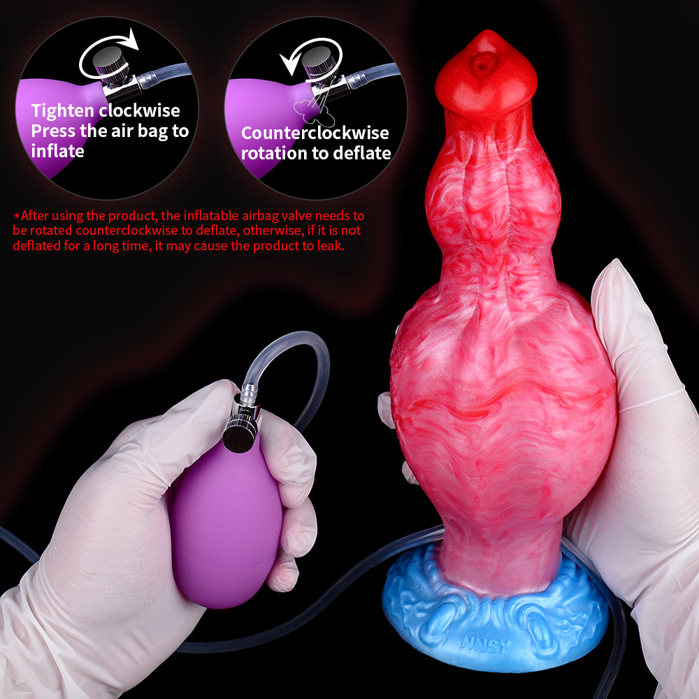 Cynthia's Huge Knot – Horse Inflating Dildo Fantasy Beast - DirtyToyz