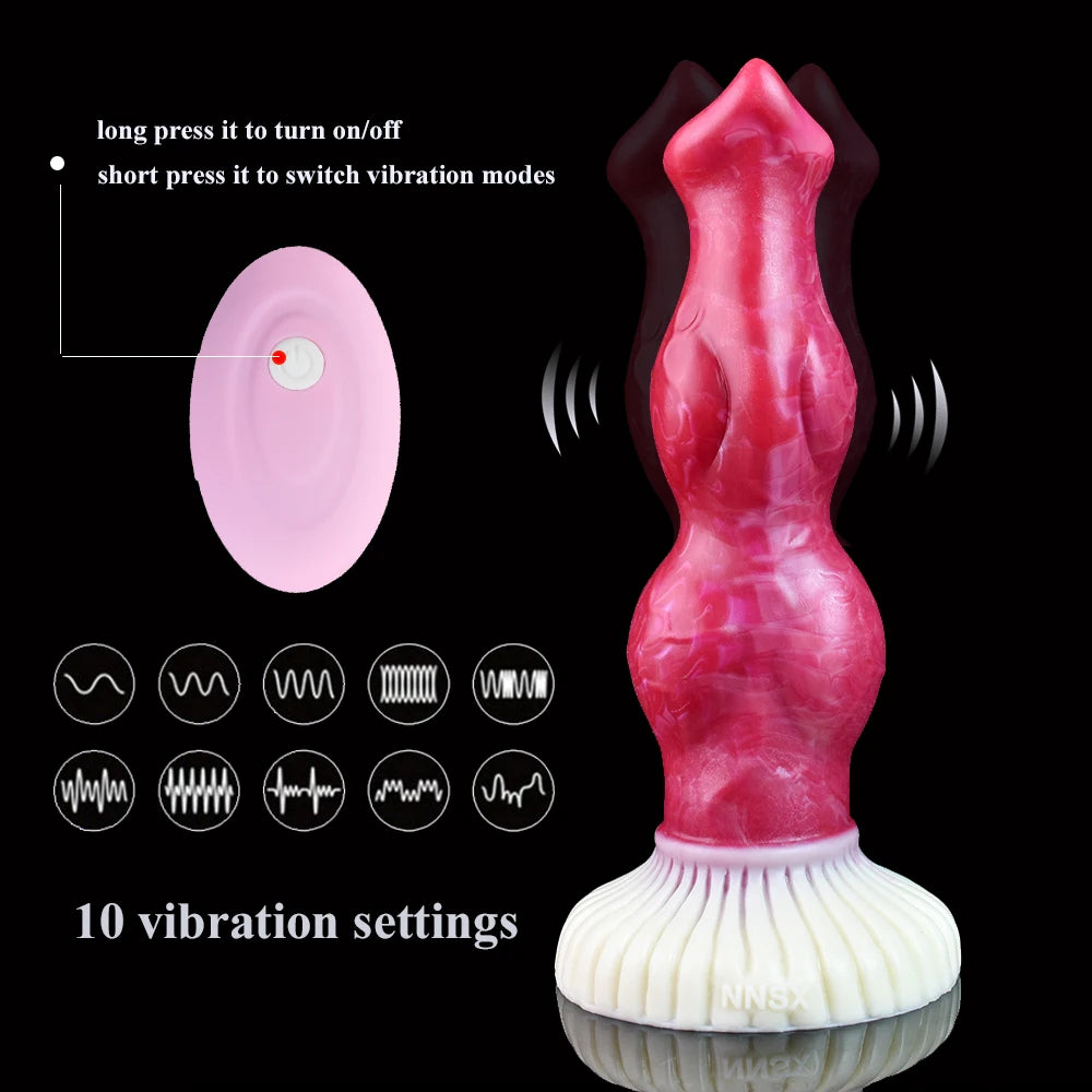 Damon - Knotted Dog Vibrator - DirtyToyz
