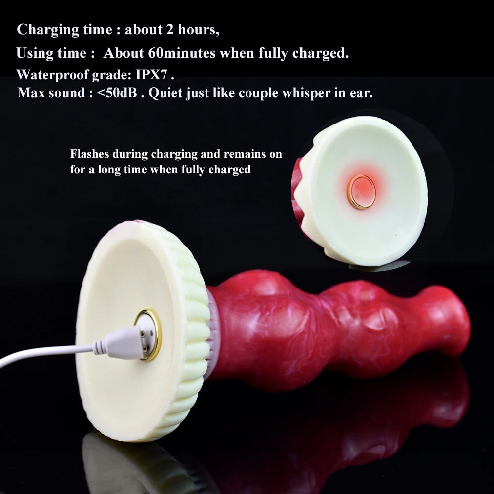 Damon - Knotted Dog Vibrator - DirtyToyz
