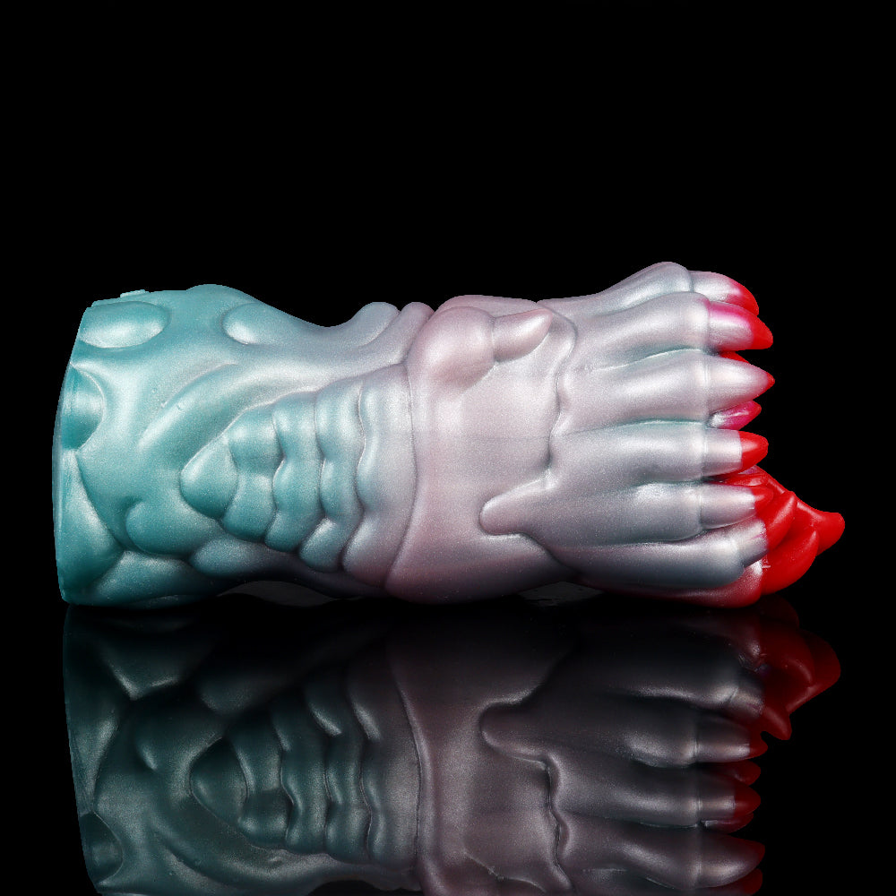 Alien Flower Monster-Fleshlight: lange Rillen am Schaft, rote Tentakel an der Spitze