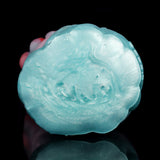 Alien Flower Fleshlight: abgerundetes blaues Ende mit matter, strukturierter Oberfläche