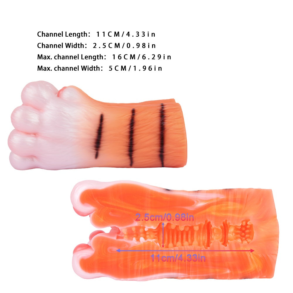 Animal Pocket Pussy Fleshlight for Men - Tiger Paw - DirtyToyz