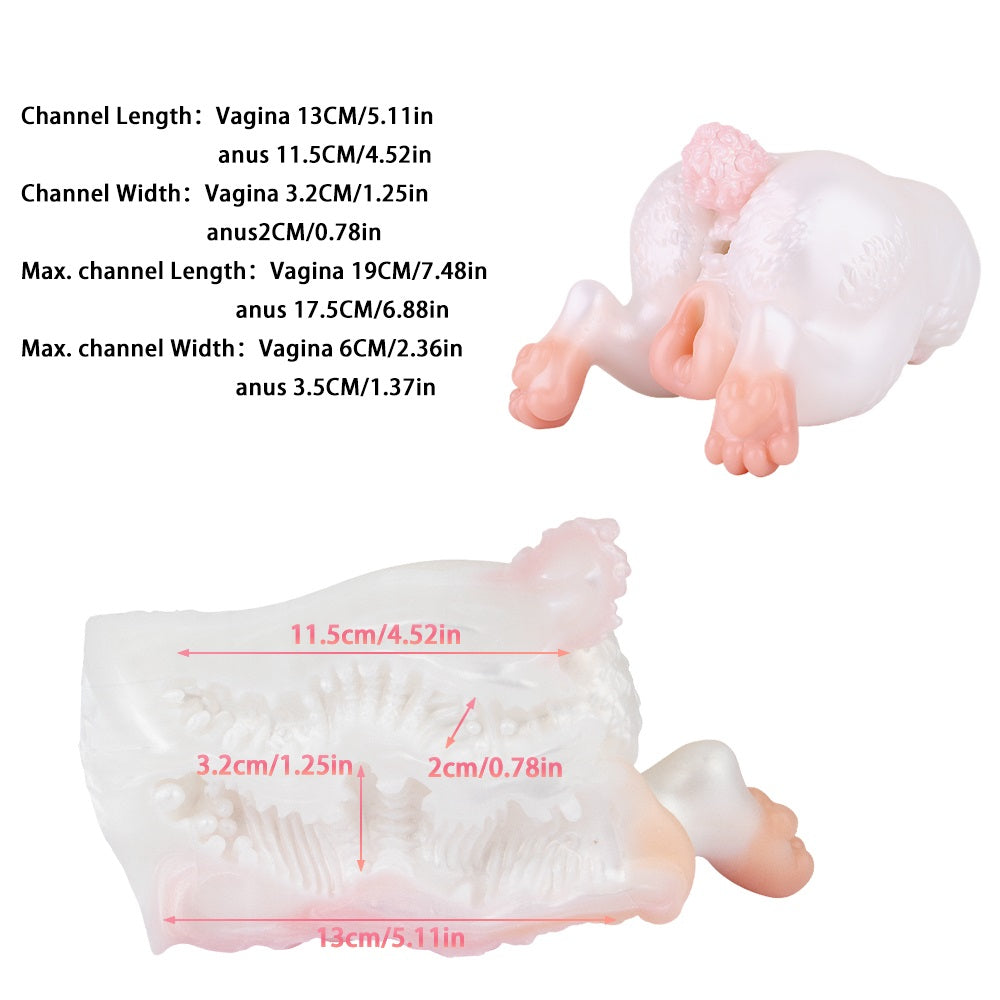 3D rabbit creature stroker