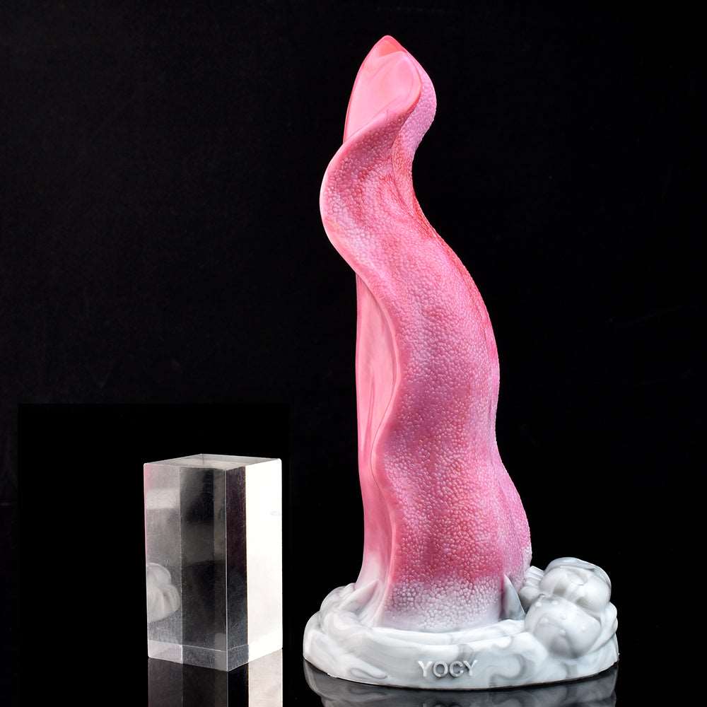 👅 🐺 10-Inch Neptor - Realistic Wolf Tongue, Huge Monster Dildo - DirtyToyz