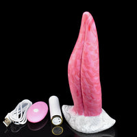 Thumbnail for 👅 👾 8.4-Inch Ulyssion - Realistic Animal Vibrating Tongue Dildo, Monster Vibrator - DirtyToyz