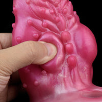 Thumbnail for Wulfgar - Ribbed Fantasy Dog Cock Extender, Thick Penis Sheath - DirtyToyz