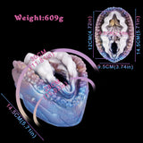 Deep Sea Clam size diagram: 14.5 cm height, 30 cm length, 60 g weight