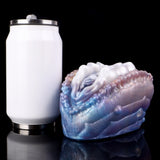 Deep Sea Clam masturbator with blue wavy body, white top tentacles, and bead trim