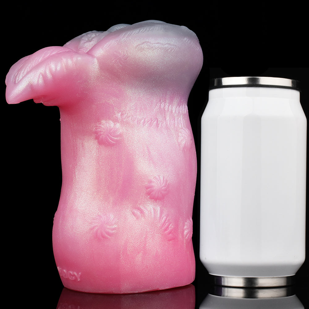 Deer Whisper Fantasy-Stroker: pinke, strukturierte Oberfläche mit Kopf