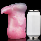 Deer Whisper Fantasy-Stroker: pinke, strukturierte Oberfläche mit Kopf