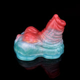 Blau-rot schattierter Vibrations-Toy, Rückansicht
