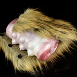 Ella realistic canine masturbator (furry), yellow plush coat and pink muzzle