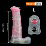 Horse sheath toy size chart, 303g weight and labeled measurements
