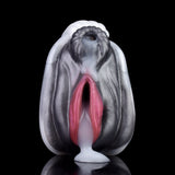 Equinox Stallion: metallic gray horse body with central pink two-hole openings