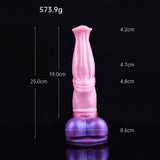Felix size chart for fantasy horse dildo: 25.0 cm length, 573.9 g weight shown.