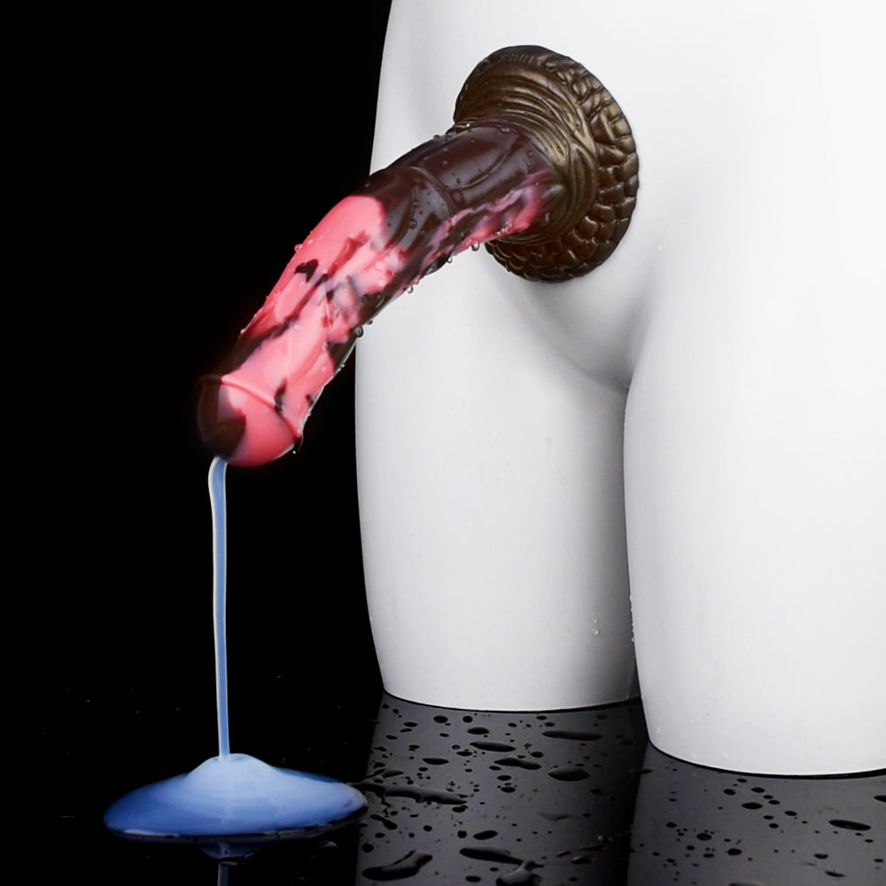 Flitter, Curve Ejaculating Horse Dildo, Realistic Squirting Sex Toy