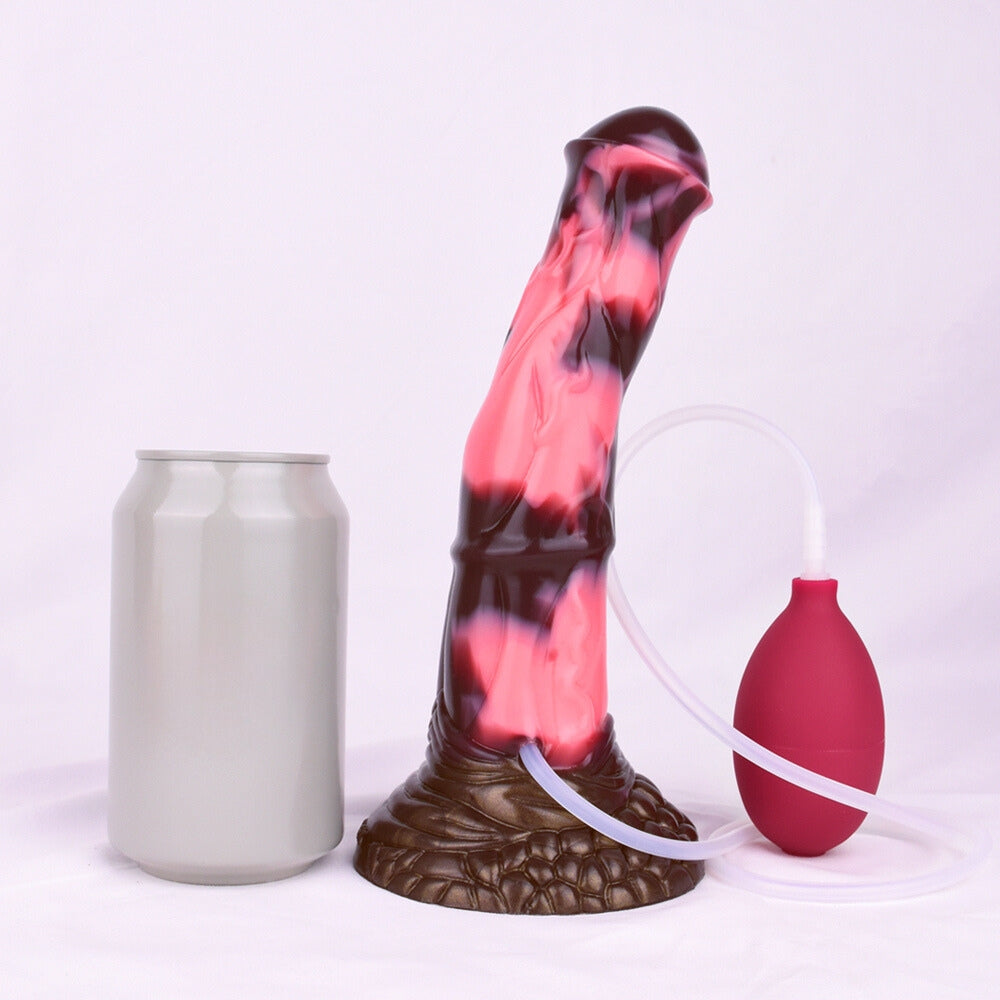 Flitter, Curve Ejaculating Horse Dildo, Realistic Squirting Sex Toy