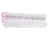 Furry fantasy fleshlight masturbator, white body with pink inner texture