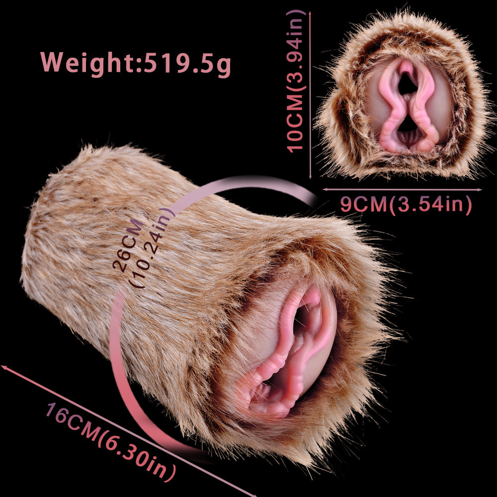 Spinning Elk Furry Fleshlight Dual-Hole Stroker