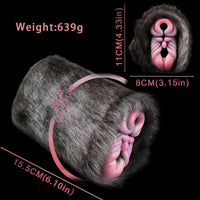 Thumbnail for Rhinoceros Furry Fleshlight – Wild Plush Sex Toy for Men