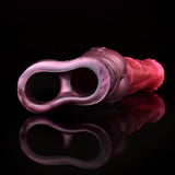 Horse sheath with large loop opening, glossy textured surface